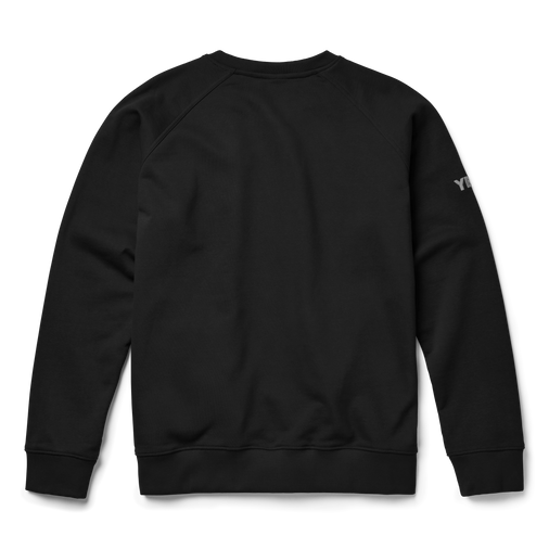 YETI Brushed Fleece Crewneck Pullover Black Free shipping