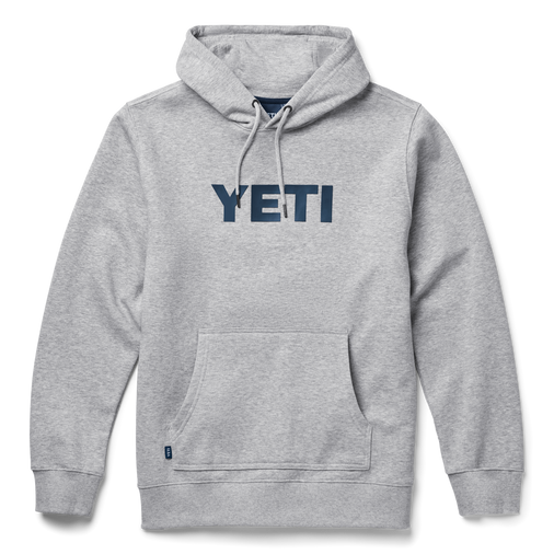 YETI Brushed Fleece Hoodie Pullover Grey High Quality