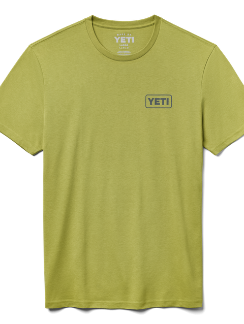 YETI Built For The Wild Short Sleeve T-Shirt Moss Best Seller