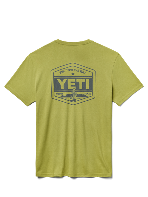 YETI Built For The Wild Short Sleeve T-Shirt Moss Best Seller