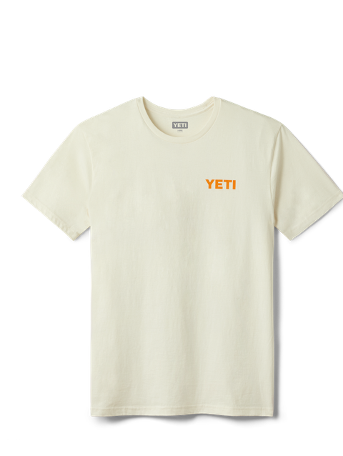 YETI King Crab Short Sleeve T-Shirt Natural On Sale