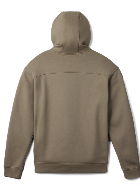 YETI® Logo Built for the Wild Fleece Hoodie Taupe Best Price