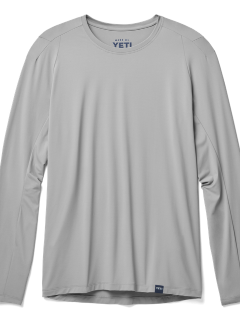 YETI Men's Crew Neck Sunshirt Grey For Sale