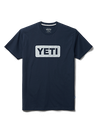 YETI Premium Logo Badge Short Sleeve T-Shirt Navy Best Price