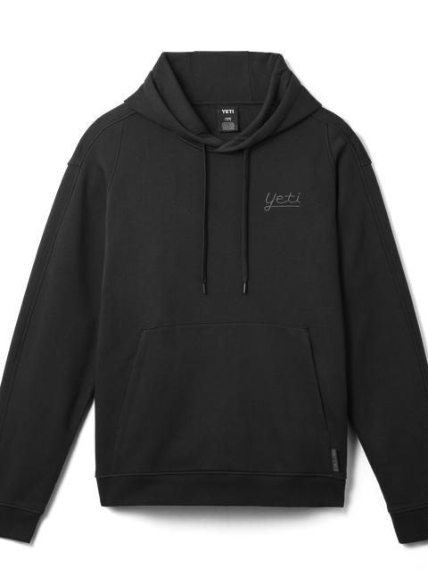 YETI® Script Built for the Wild Fleece Hoodie Black Best Buy