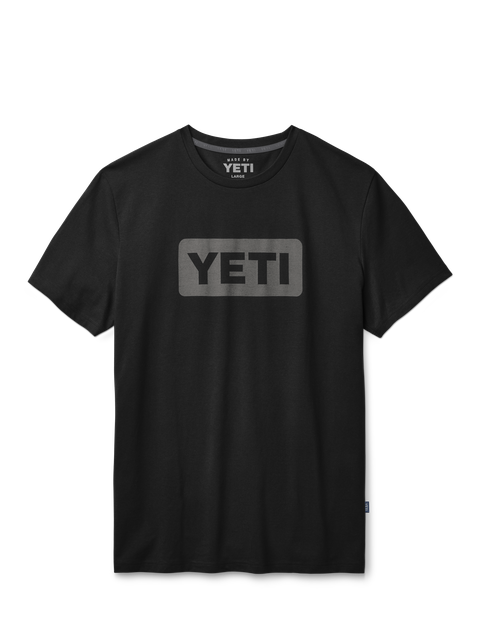 YETI Short Sleeve T-Shirt Black/Grey For Sale