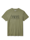 YETI Steer Badge Short Sleeved T-Shirt Heather Olive Best Buy