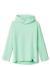 YETI Women's Hooded Ultra Lighweight Sunshirt Ice Blue Same Day Delivery